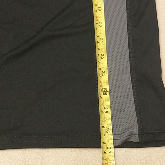 NIKEFIT dry gym athletic top grey black mens - Picture 4 of 5